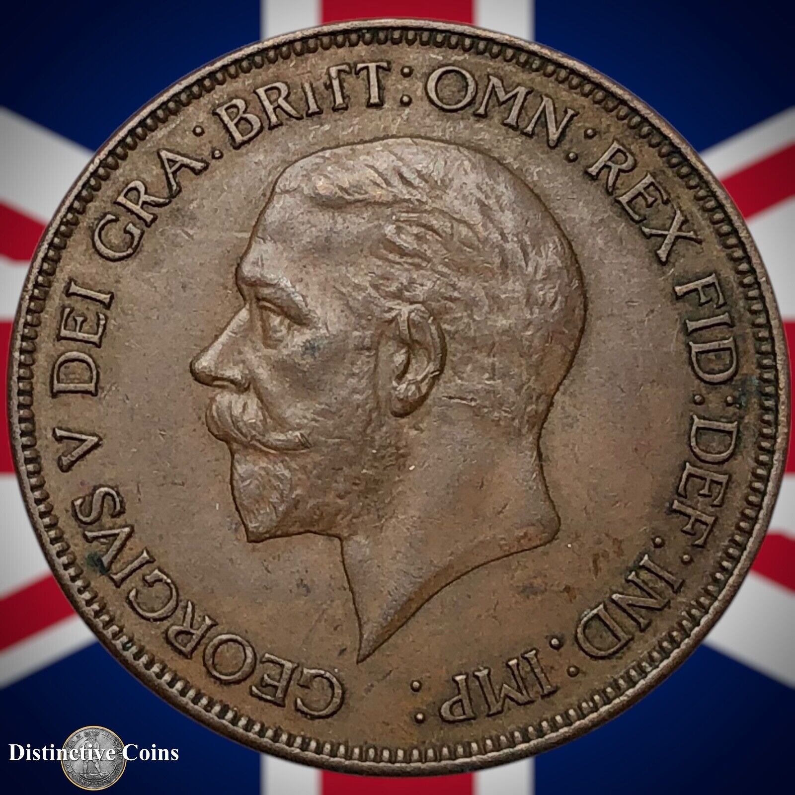 Great Britain 1928 Penny 1d GB7086