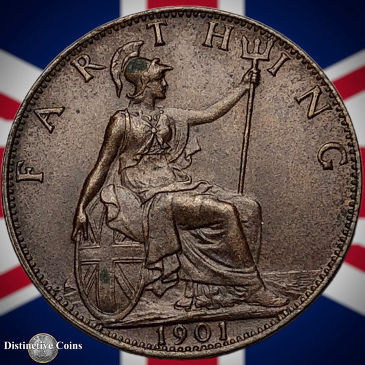 Great Britain 1901 Farthing 1/4d GB4500