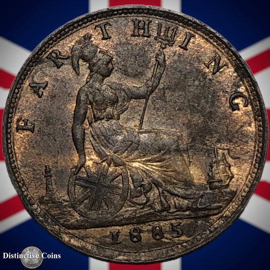 Great Britain 1885 Farthing 1/4d GB4161