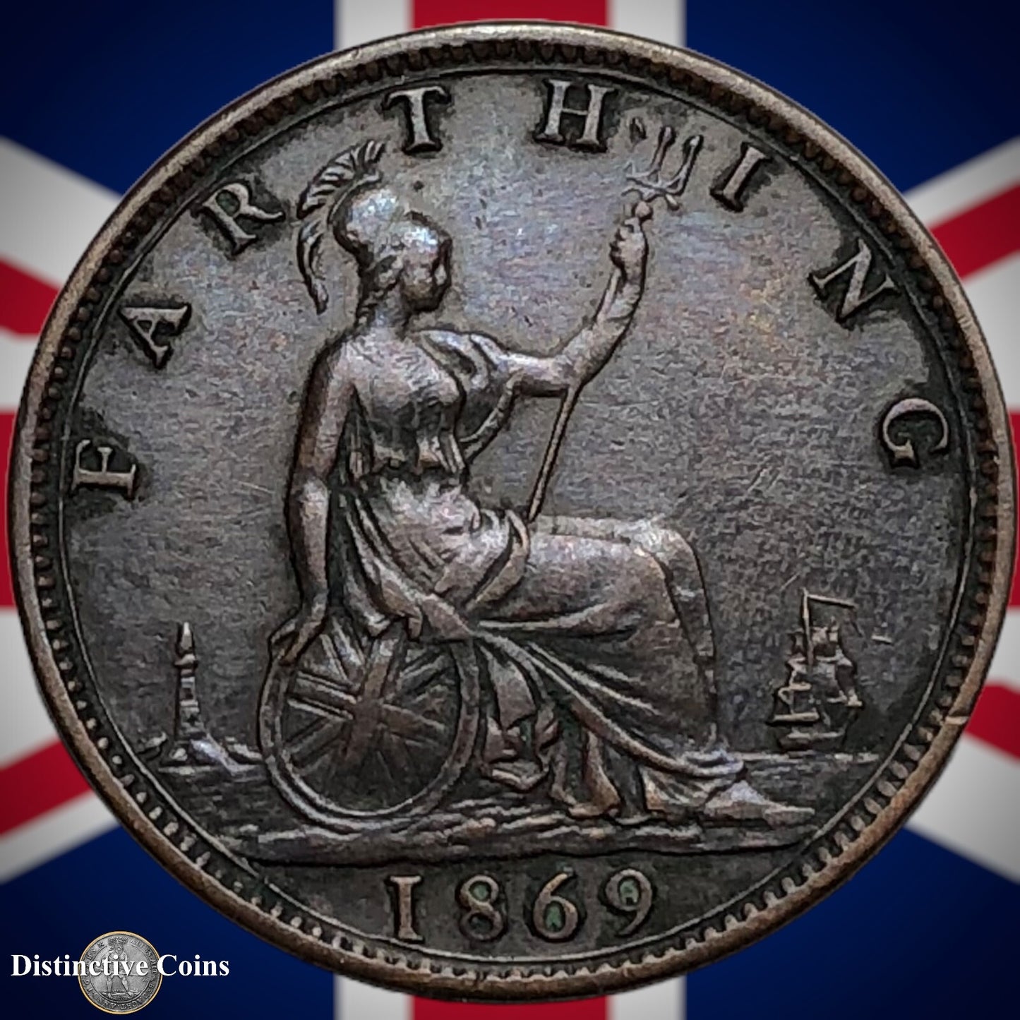 Great Britain 1869 Farthing 1/4d GB3644
