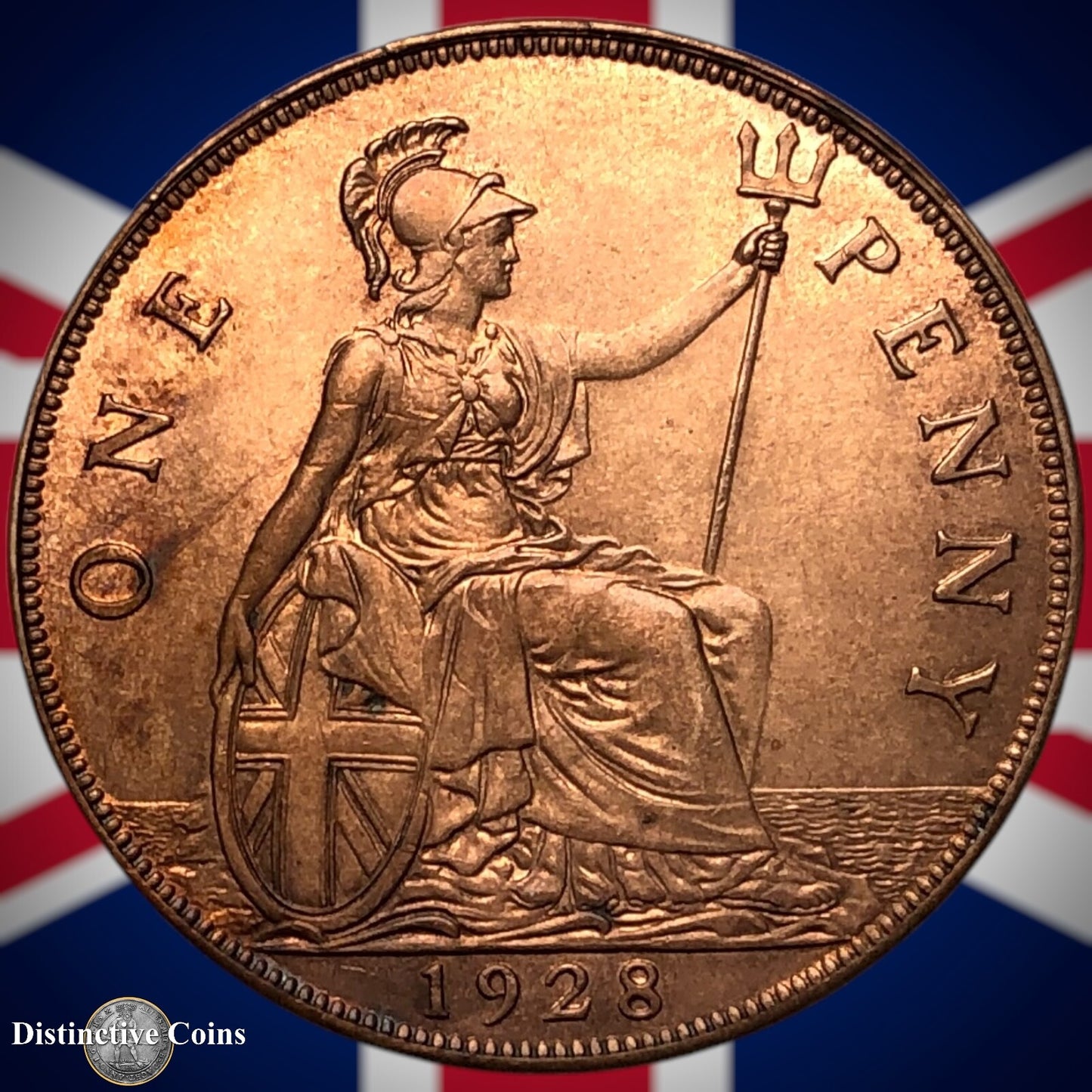 Great Britain 1928 Penny 1d GB7082