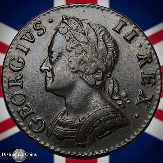 Great Britain 1754 Farthing 1/4d GB3184