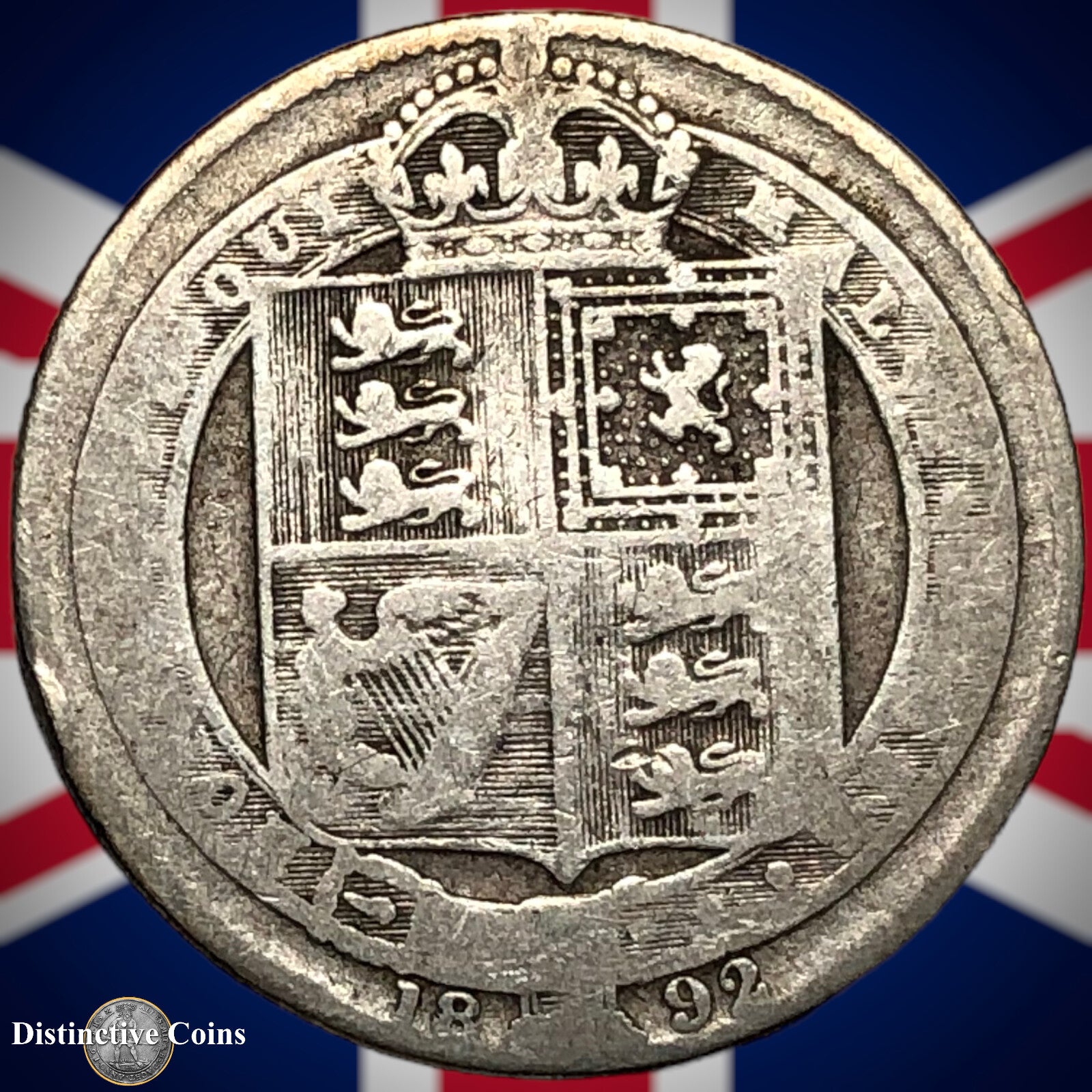 Great Britain 1892 British One Shilling GB0589