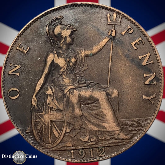 Great Britain 1912 H Penny 1d GB6789