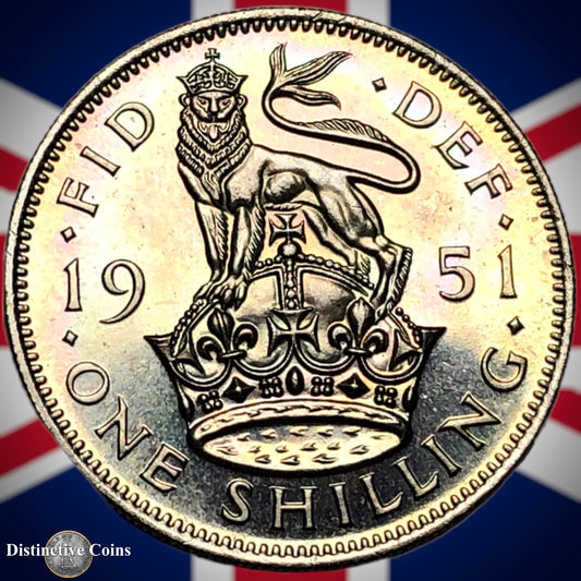 Great Britain 1951 Proof One Shilling GB1122
