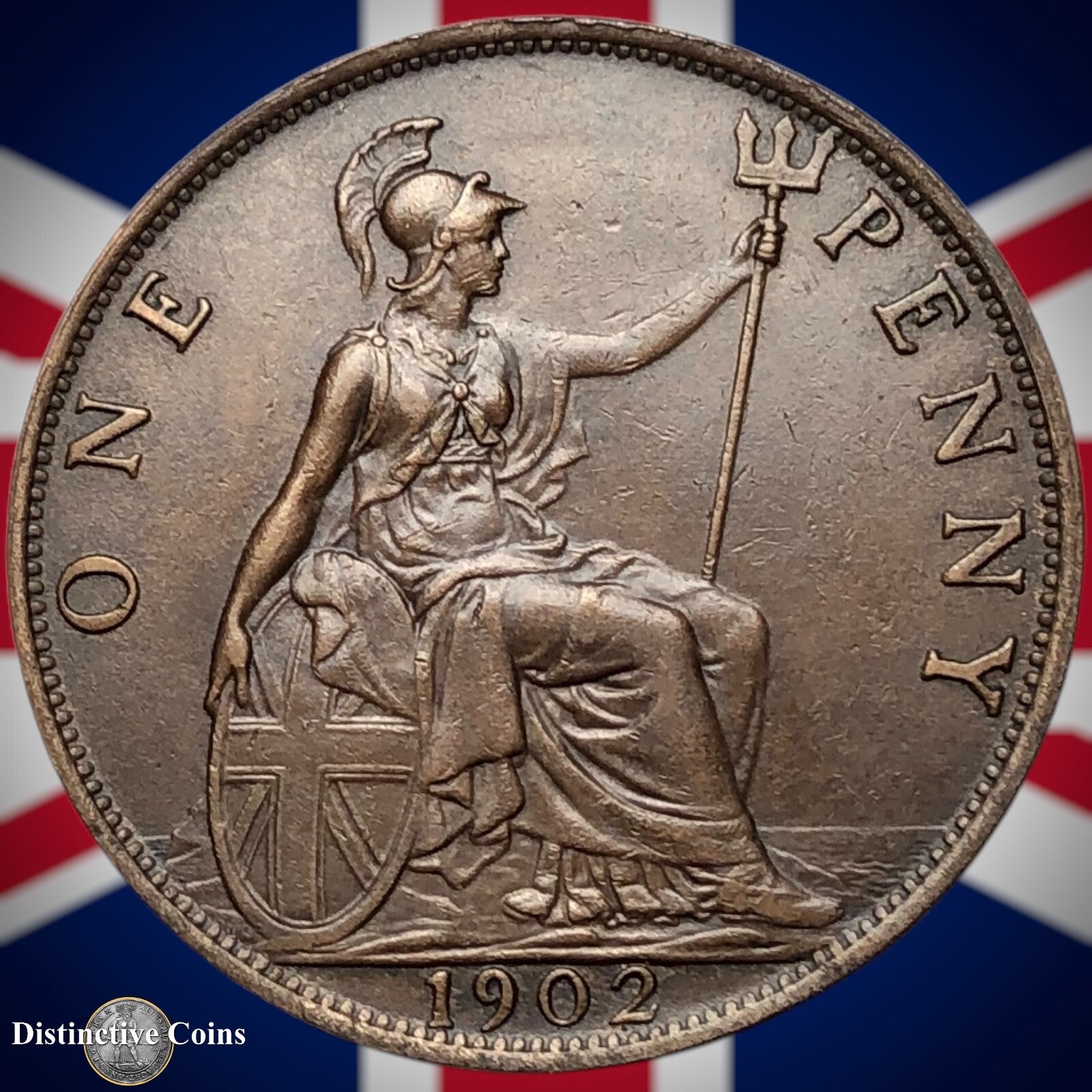 Great Britain 1902 Penny 1d GB6667