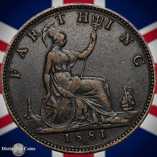 Great Britain 1881 H Farthing 1/4d GB3882