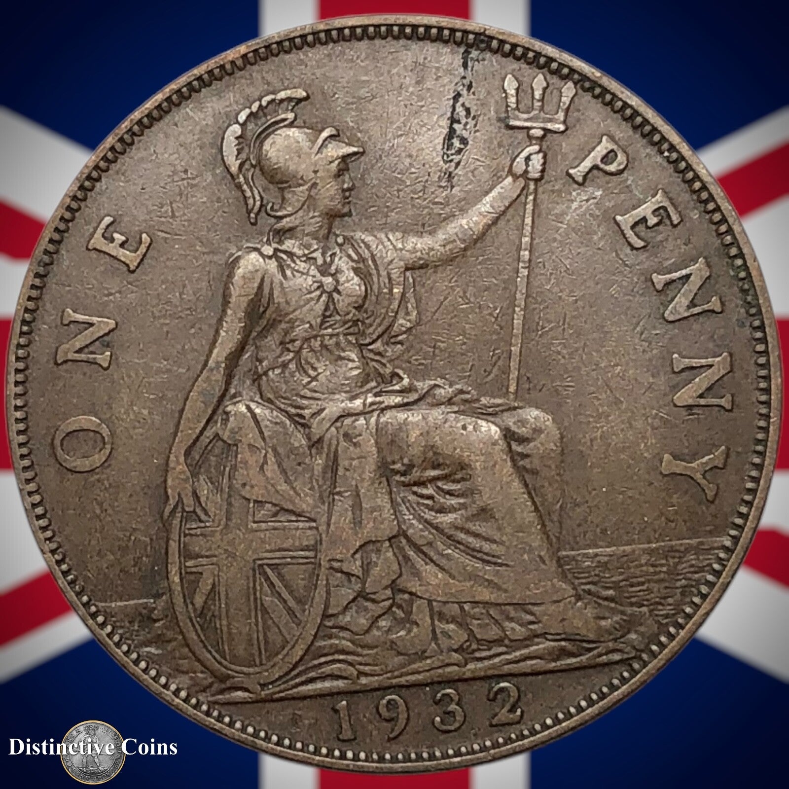 Great Britain 1932 Penny 1d GB7134