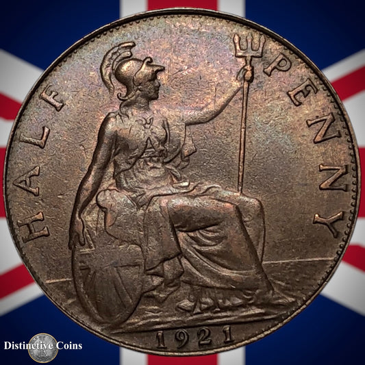 Great Britain 1921 Half Penny 1/2d GB5886