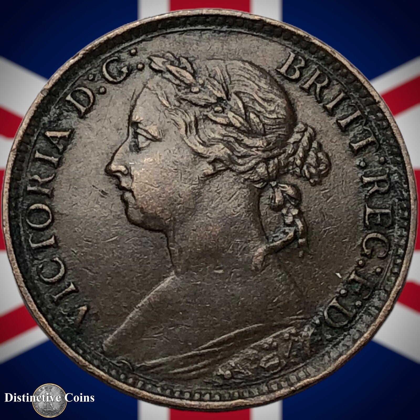 Great Britain 1884 Farthing 1/4d GB4100