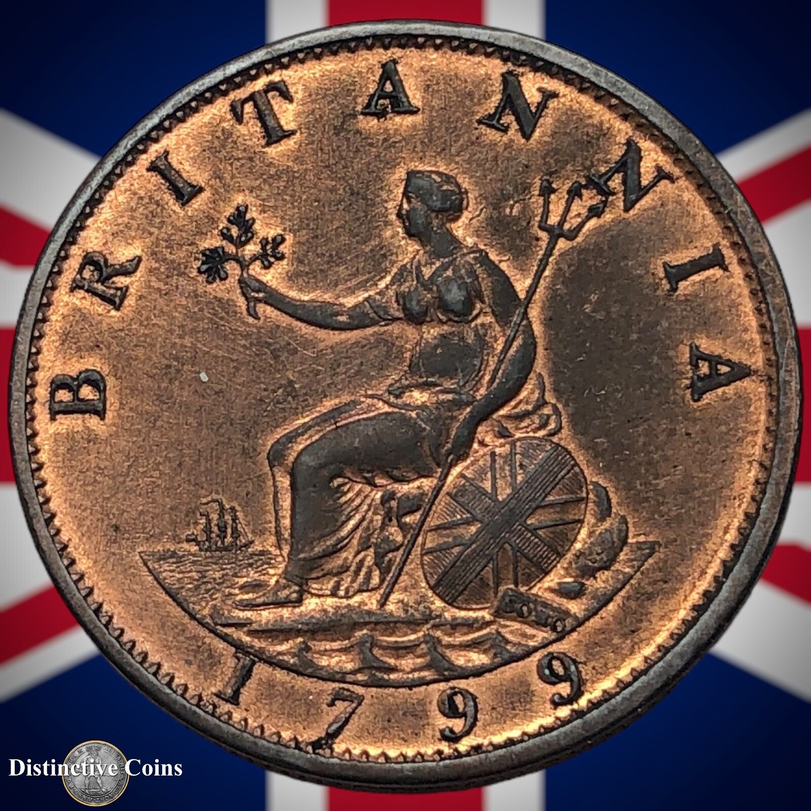 Great Britain 1799 Half Penny 1/2d GB5146
