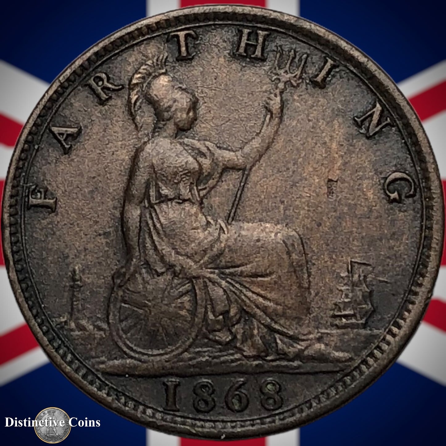 Great Britain 1868 Farthing 1/4d GB3625