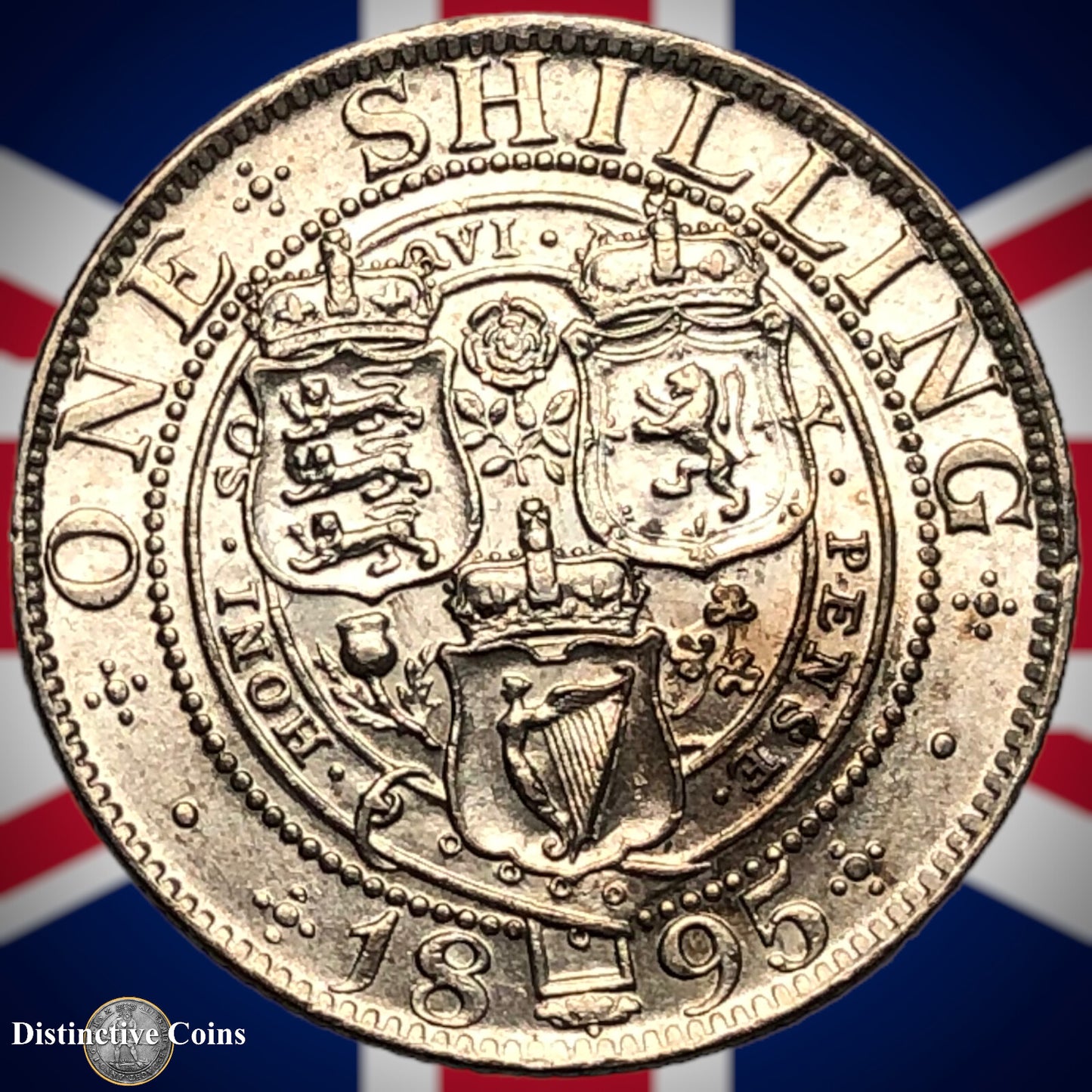 Great Britain 1895 British One Shilling GB0643