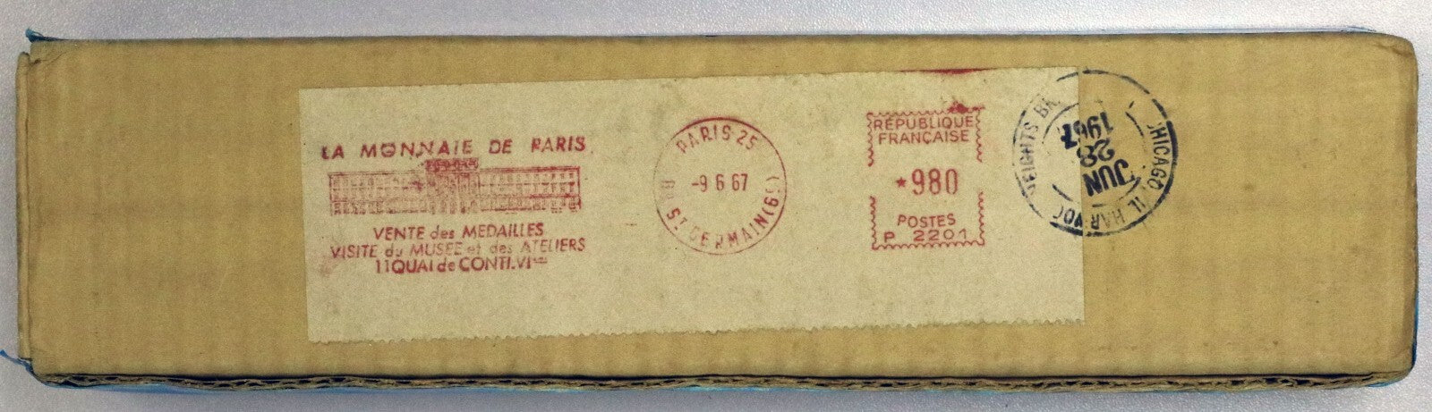 France 1967 Monnaie de Paris Fleurs De Coins Paris Mint 8 Coin Set OGP D035