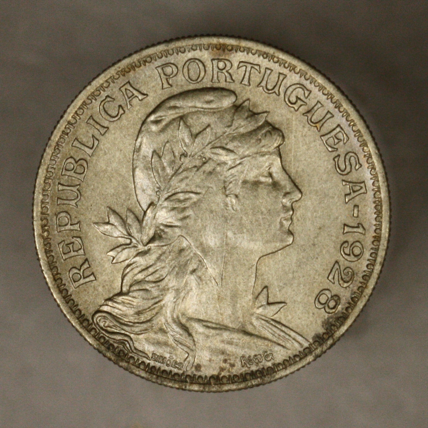 Portugal 1928 50 Centavos AU