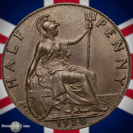 Great Britain 1924 Half Penny 1/2d GB5904