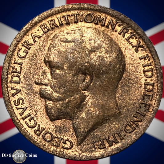 Great Britain 1919 Farthing 1/4d GB4733