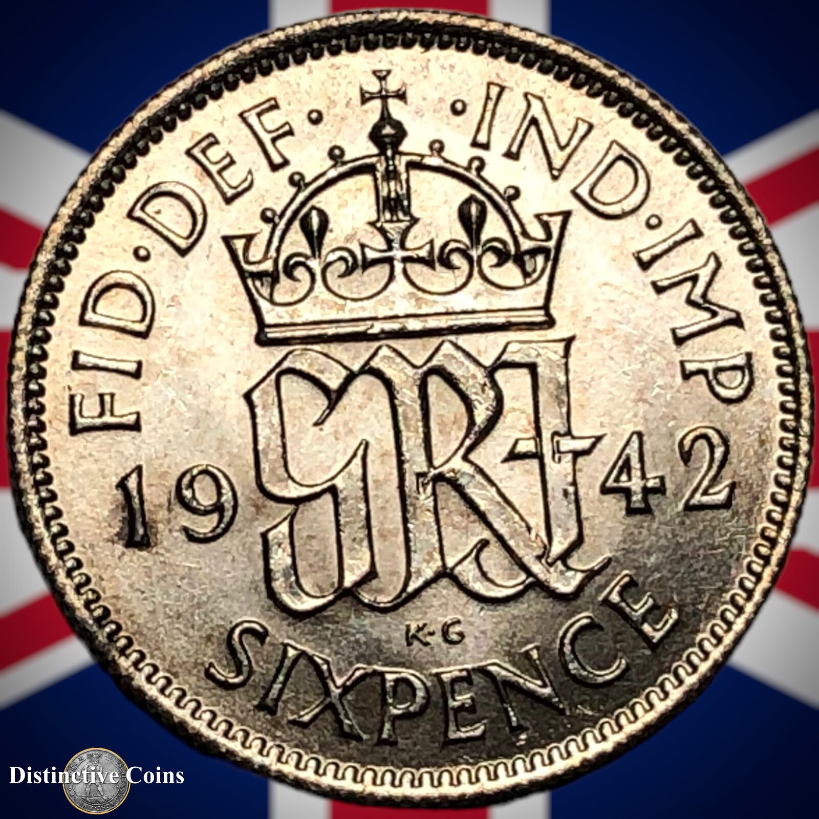 Great Britain 1942 Six Pence GB1727