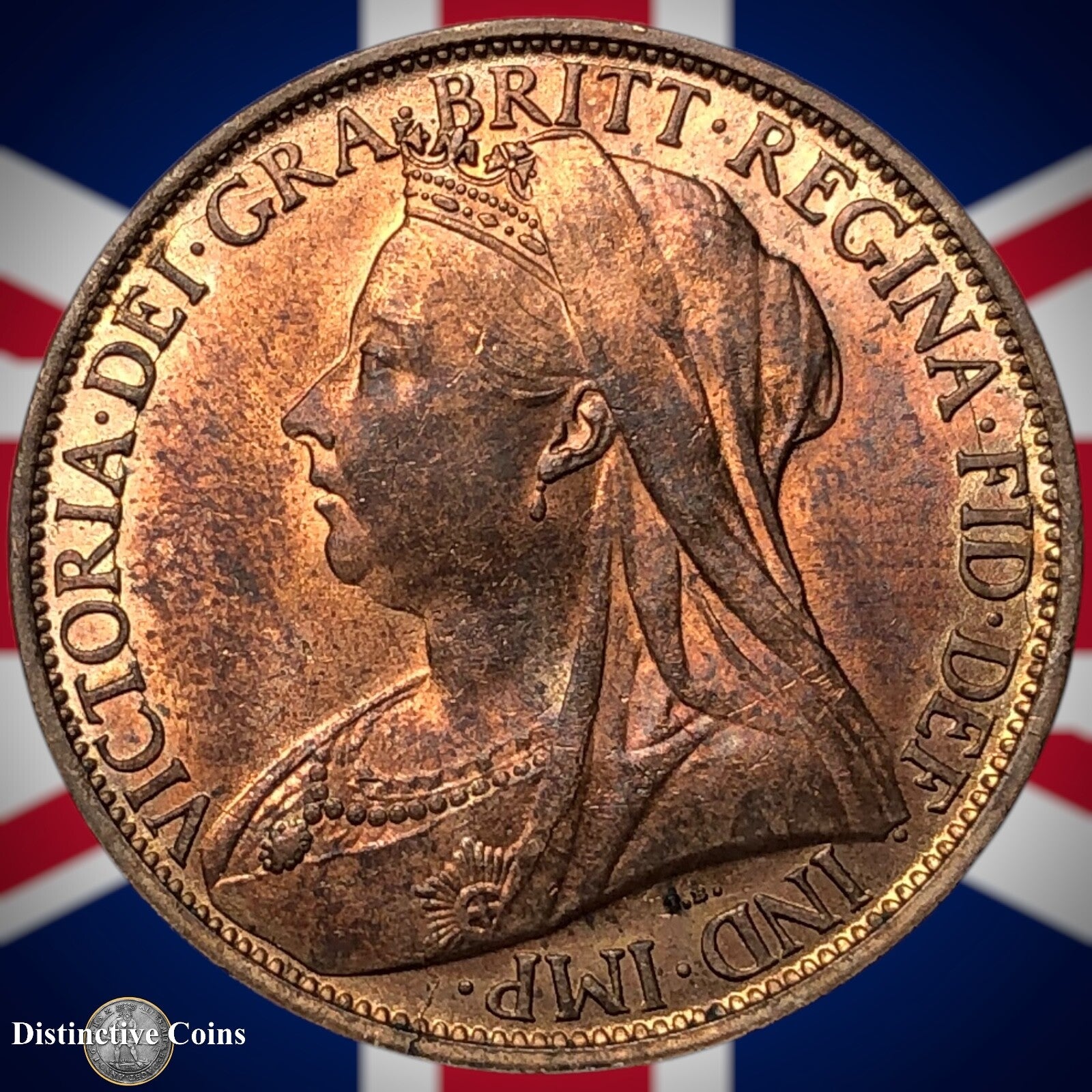 Great Britain 1901 Penny 1d GB6664