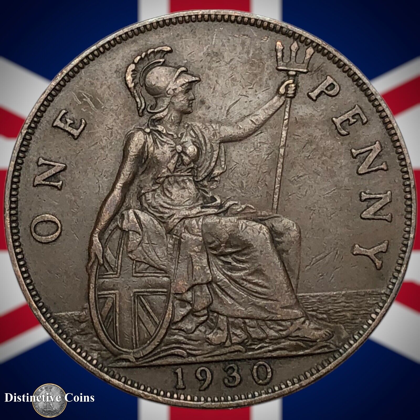 Great Britain 1930 Penny 1d GB7107