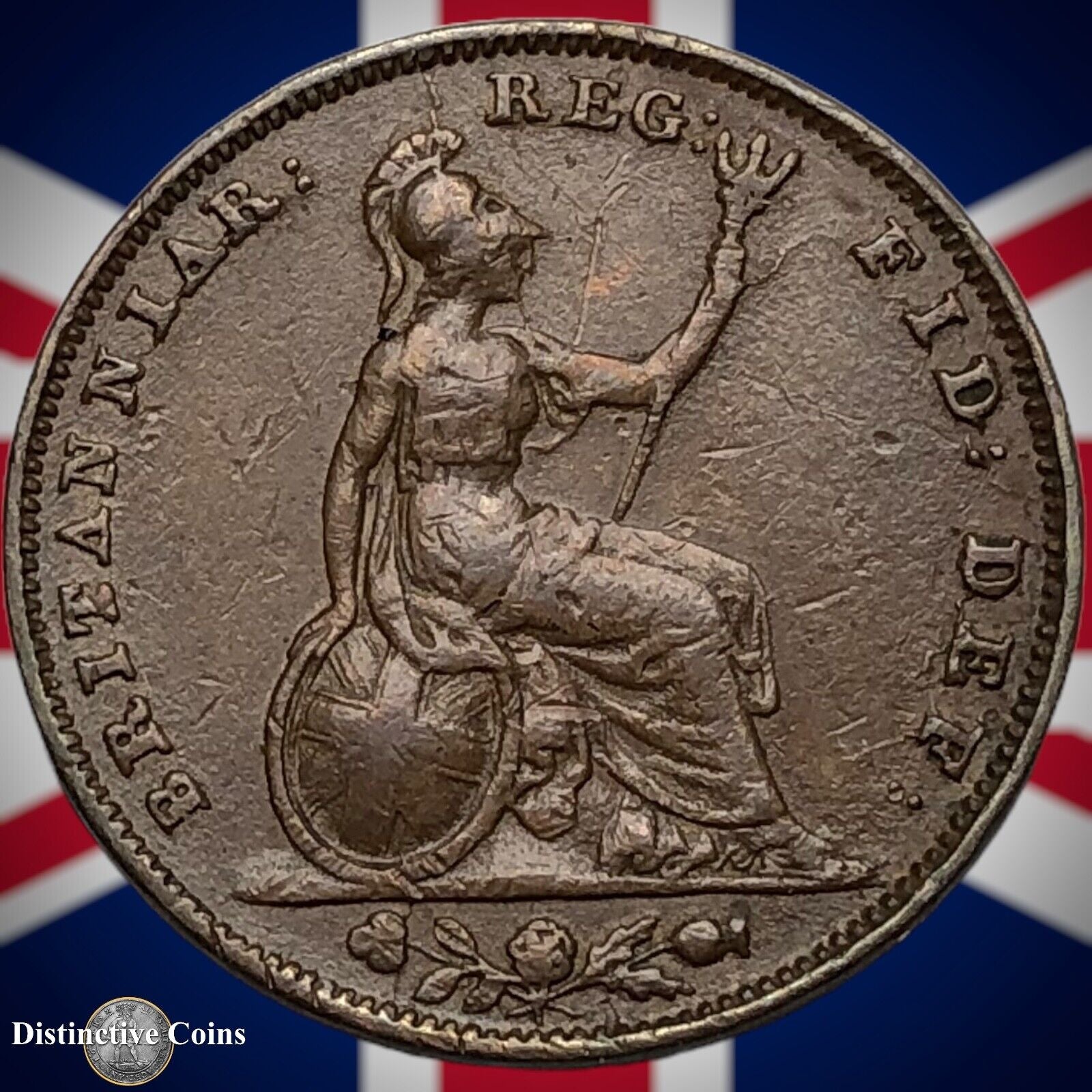 Great Britain 1854 Farthing 1/4d GB3469