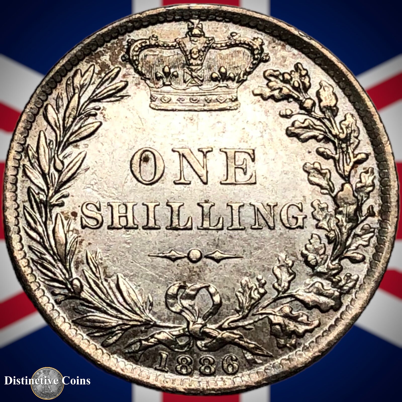 Great Britain 1886 British One Shilling GB0474