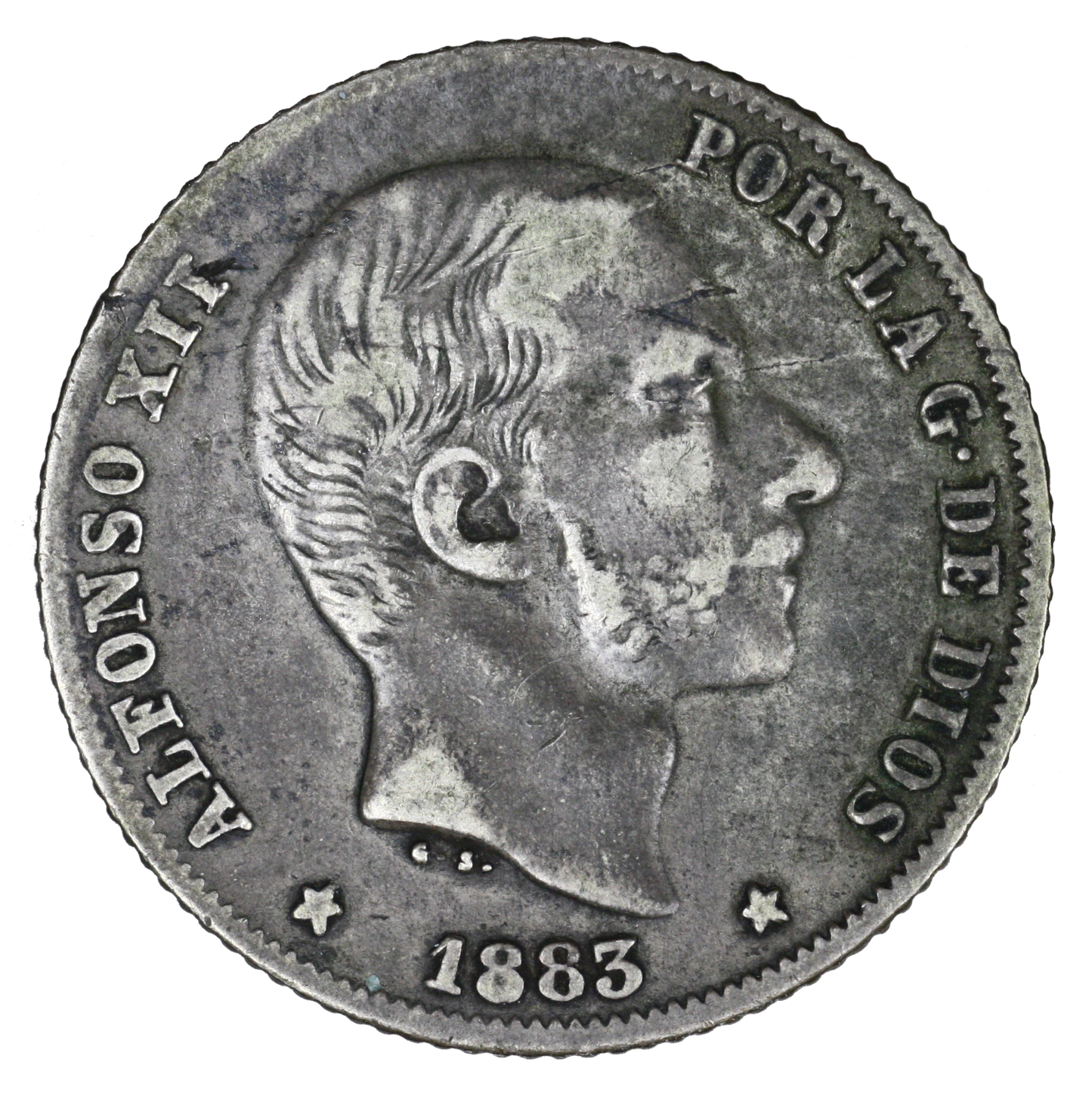 Philippines 1883 20 Centimos  A3396