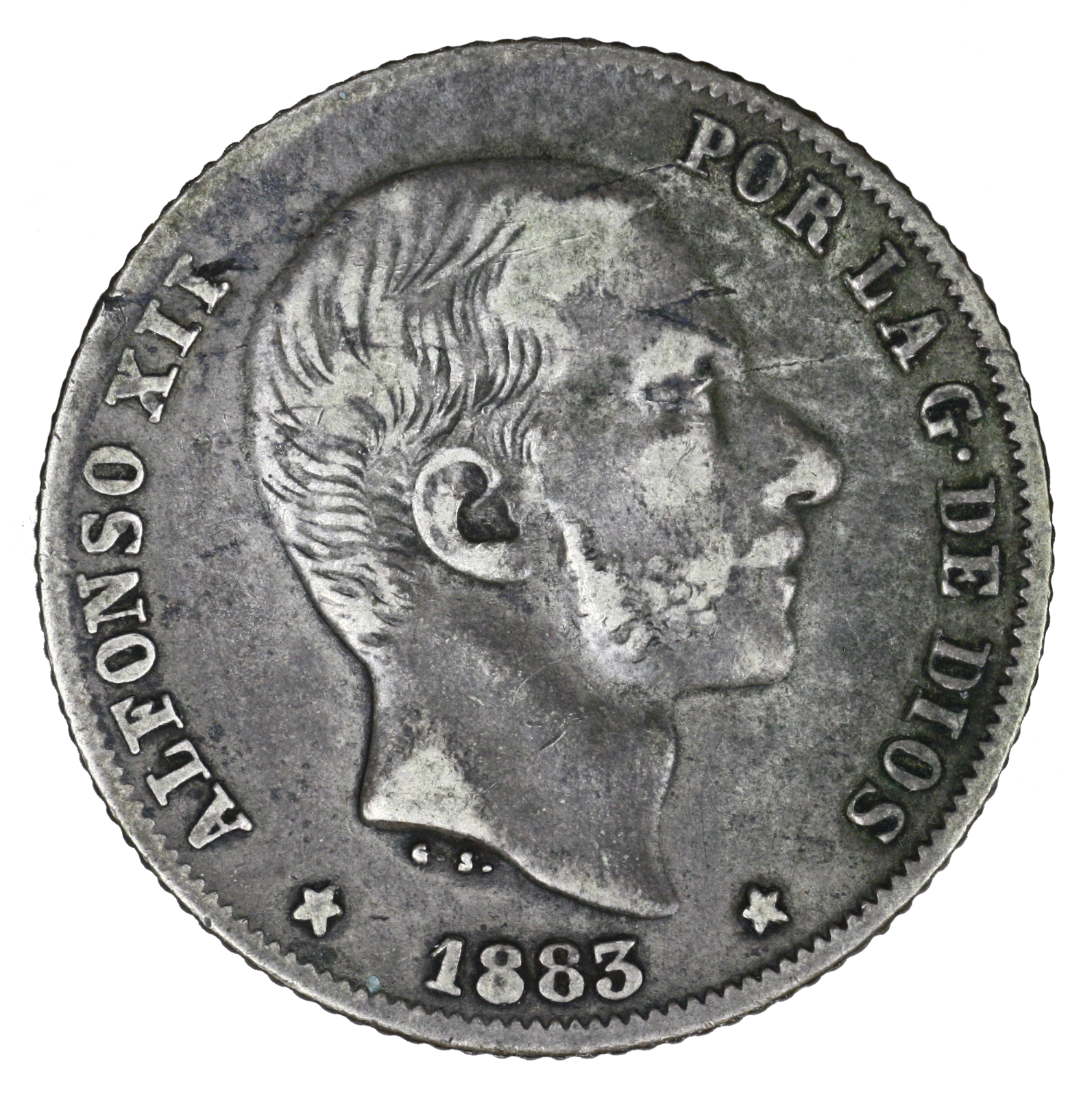Philippines 1883 20 Centimos  A3396