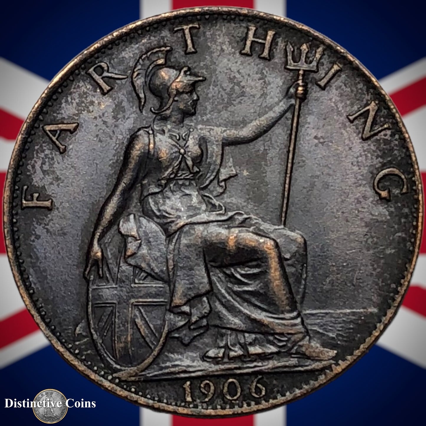 Great Britain 1906 Farthing 1/4d GB4590