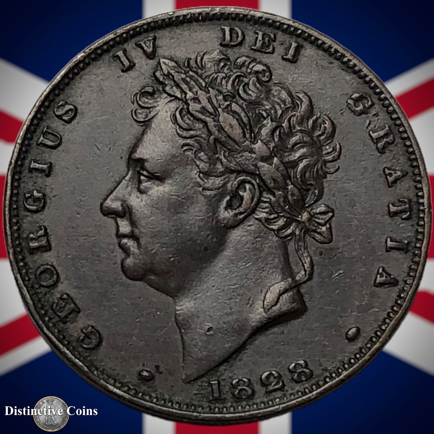 Great Britain 1828 Farthing 1/4d GB3337