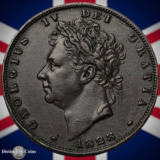 Great Britain 1828 Farthing 1/4d GB3337