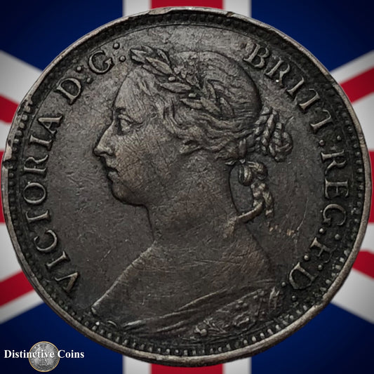 Great Britain 1890 Farthing 1/4d GB4283