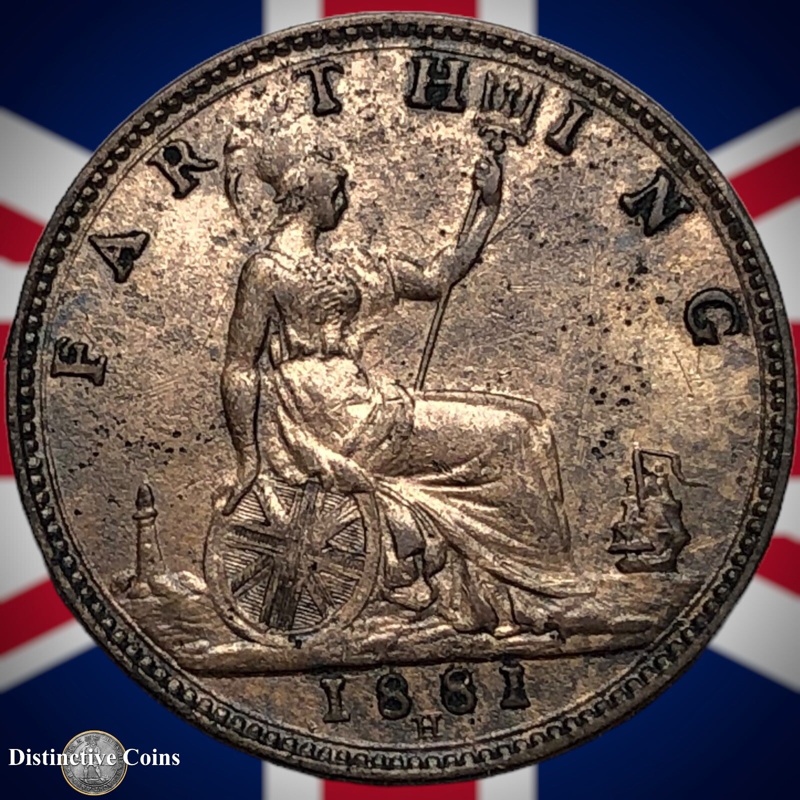 Great Britain 1881 H Farthing 1/4d GB3887