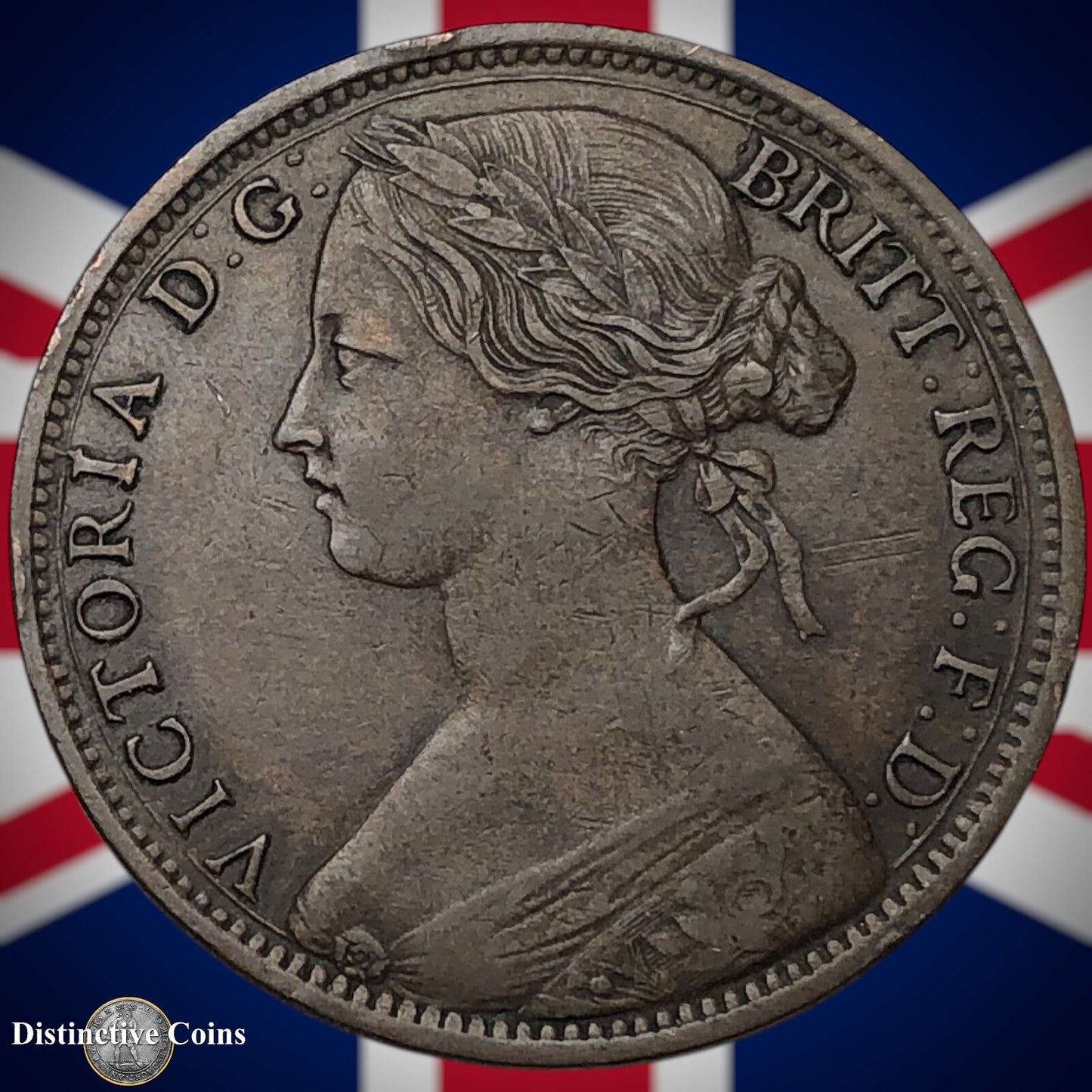 Great Britain 1865 Penny 1d GB6281