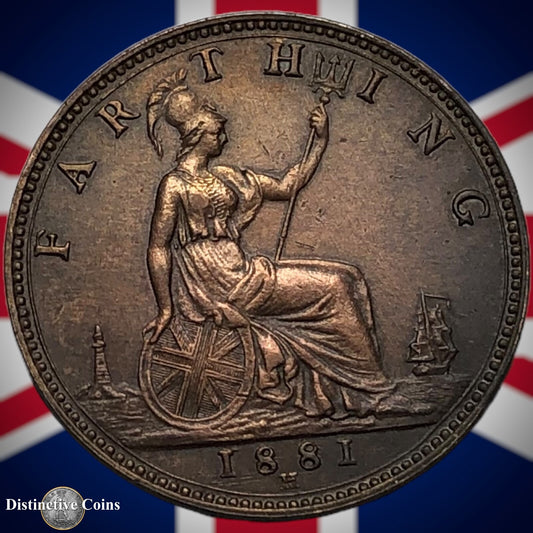 Great Britain 1881 H Farthing 1/4d GB3986