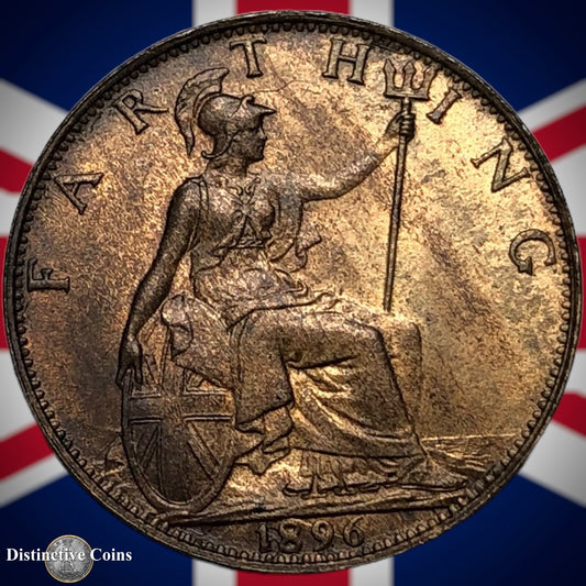 Great Britain 1896 Farthing 1/4d GB4432