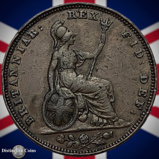 Great Britain 1826 Farthing 1/4d GB3315