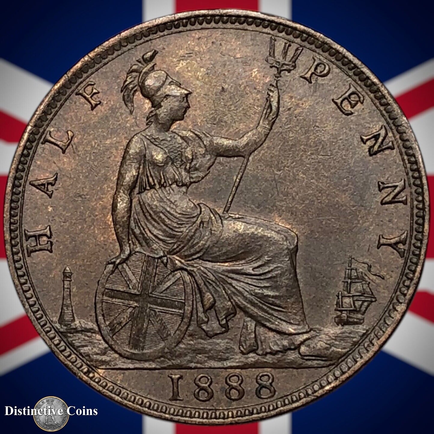 Great Britain 1888 Half Penny 1/2d GB5642