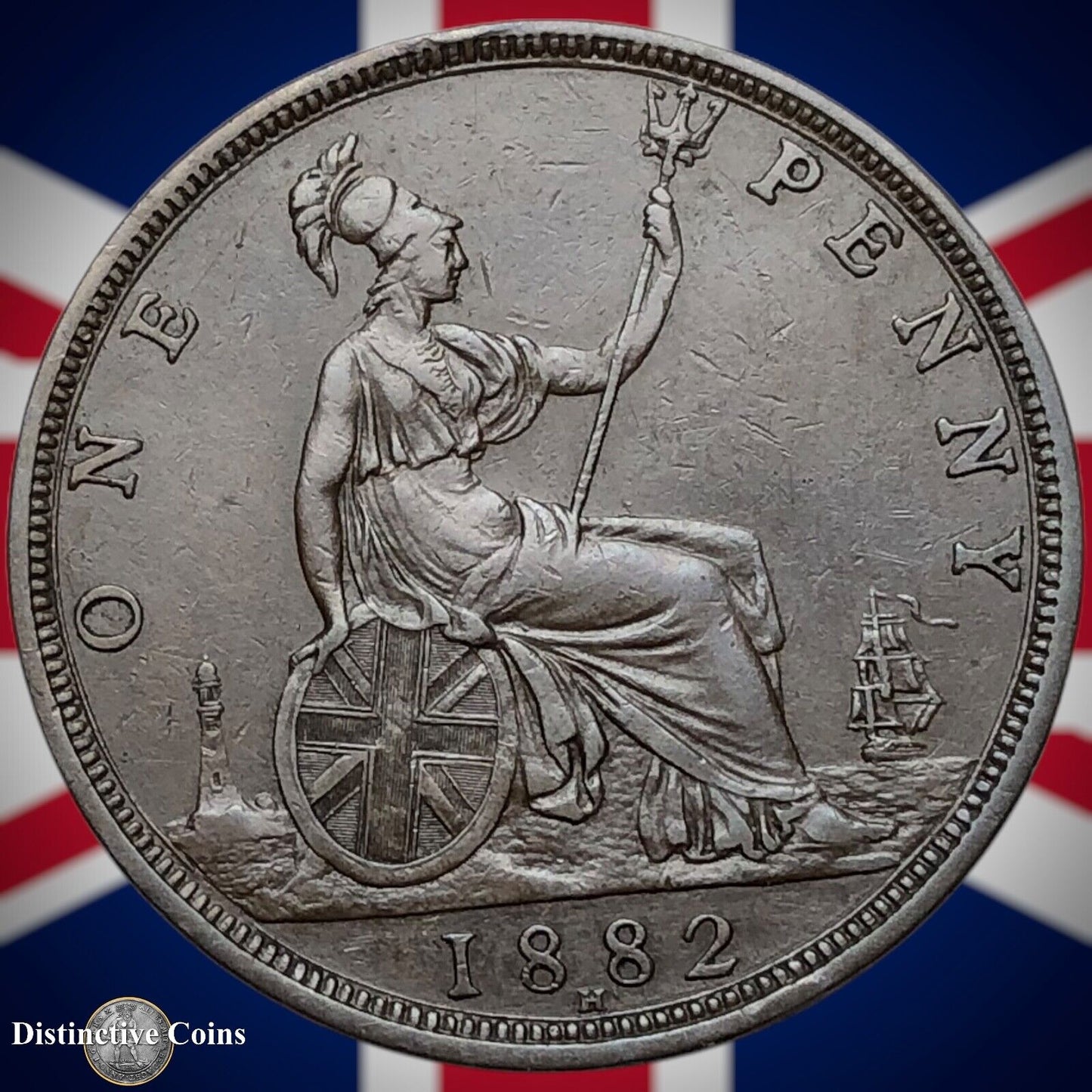 Great Britain 1882 H Penny 1d GB6435