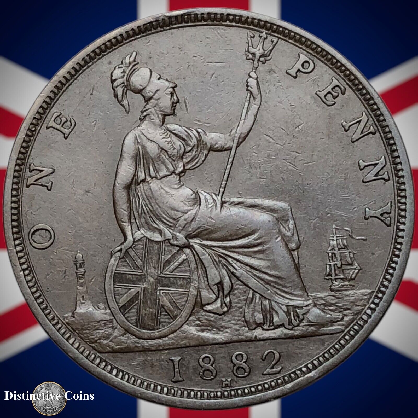 Great Britain 1882 H Penny 1d GB6435