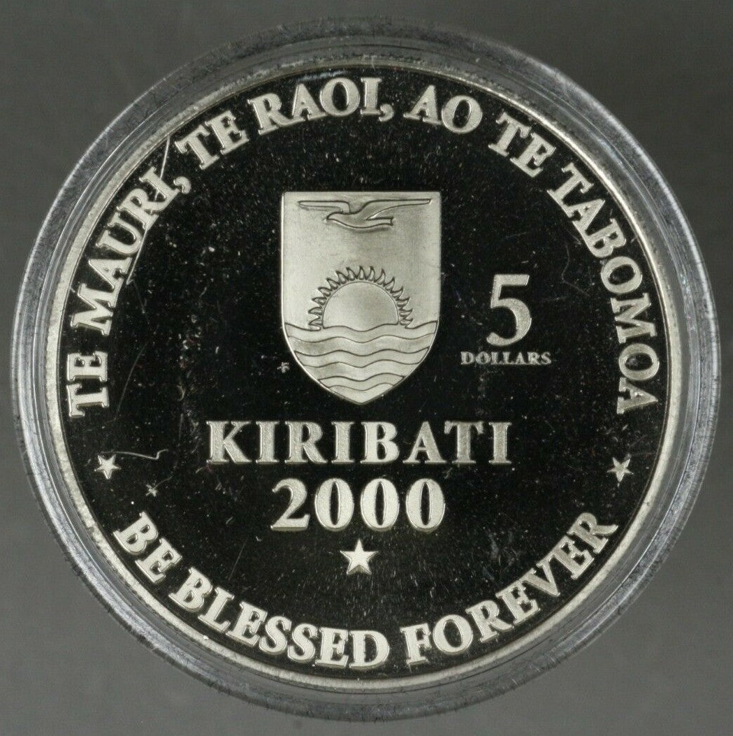 Kiribati 2000 $5 $10 $20 Millennium Set in Box PS 4   B195
