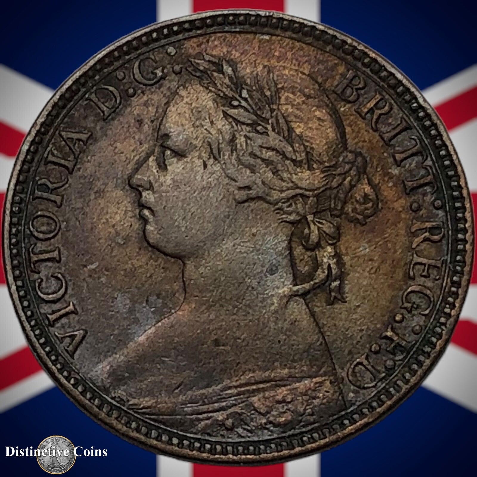 Great Britain 1875 H Farthing 1/4d GB3758