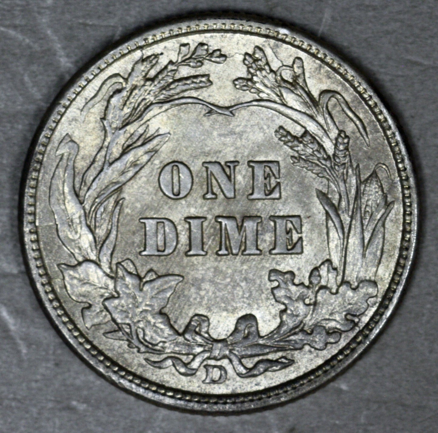 US 1914 D Barber Dime Nice Original  A3348