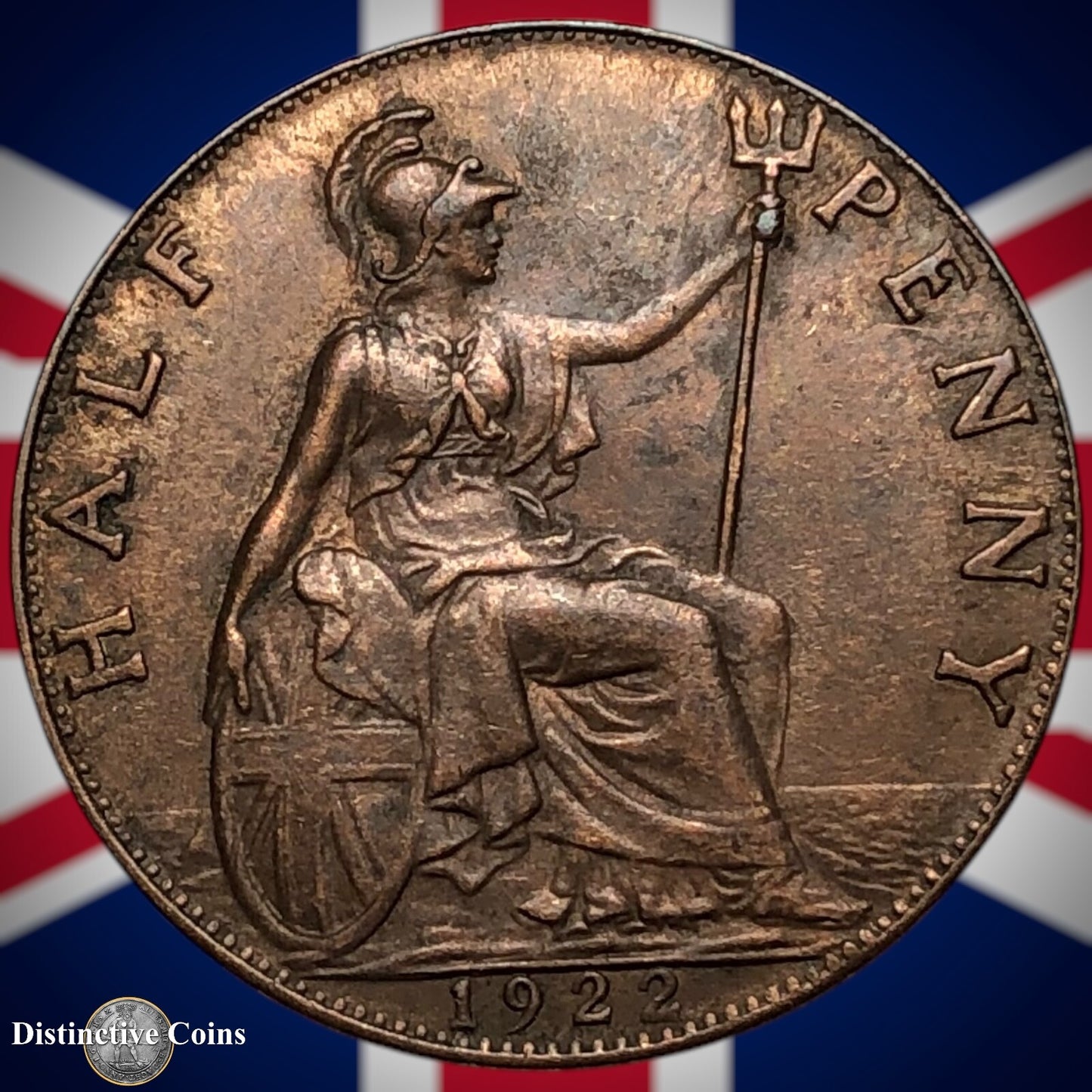 Great Britain 1922 Half Penny 1/2d GB5898