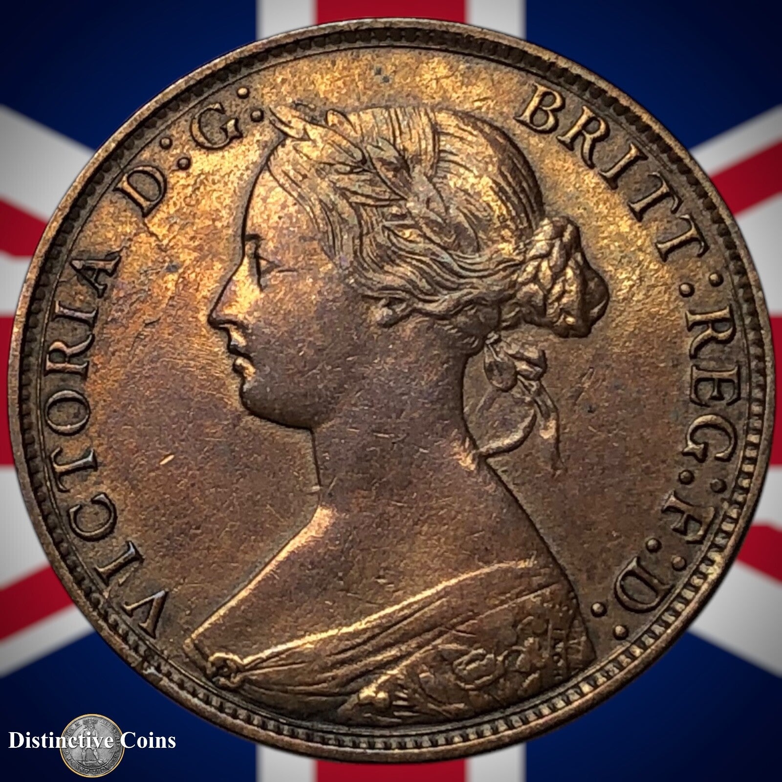 Great Britain 1872 Half Penny 1/2d GB5501