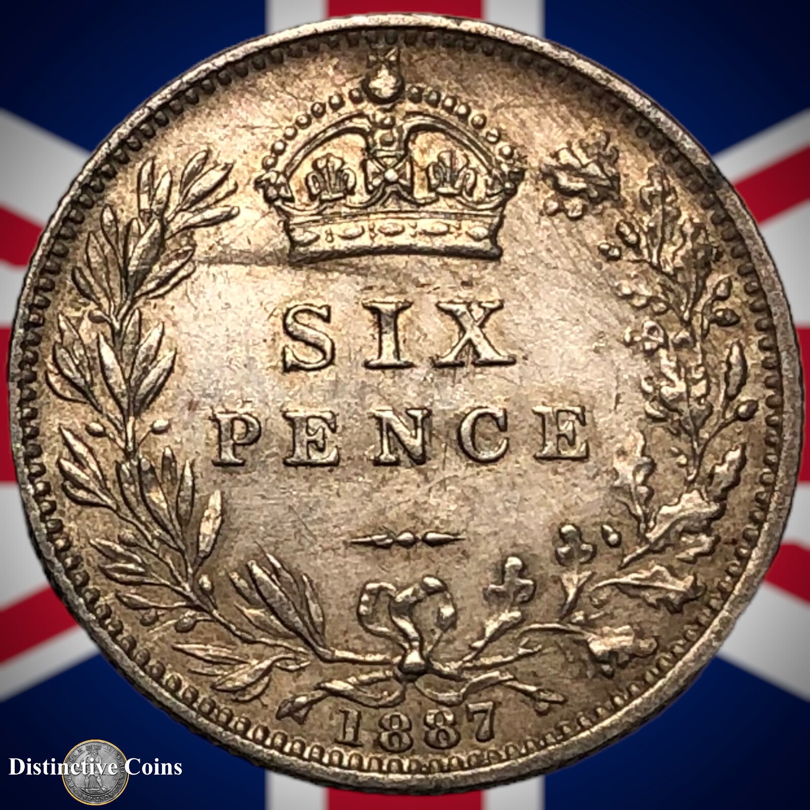 Great Britain 1887 Six Pence GB2697