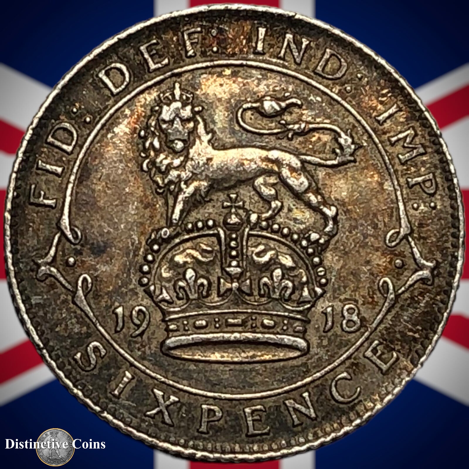 Great Britain 1918 Six Pence GB1624
