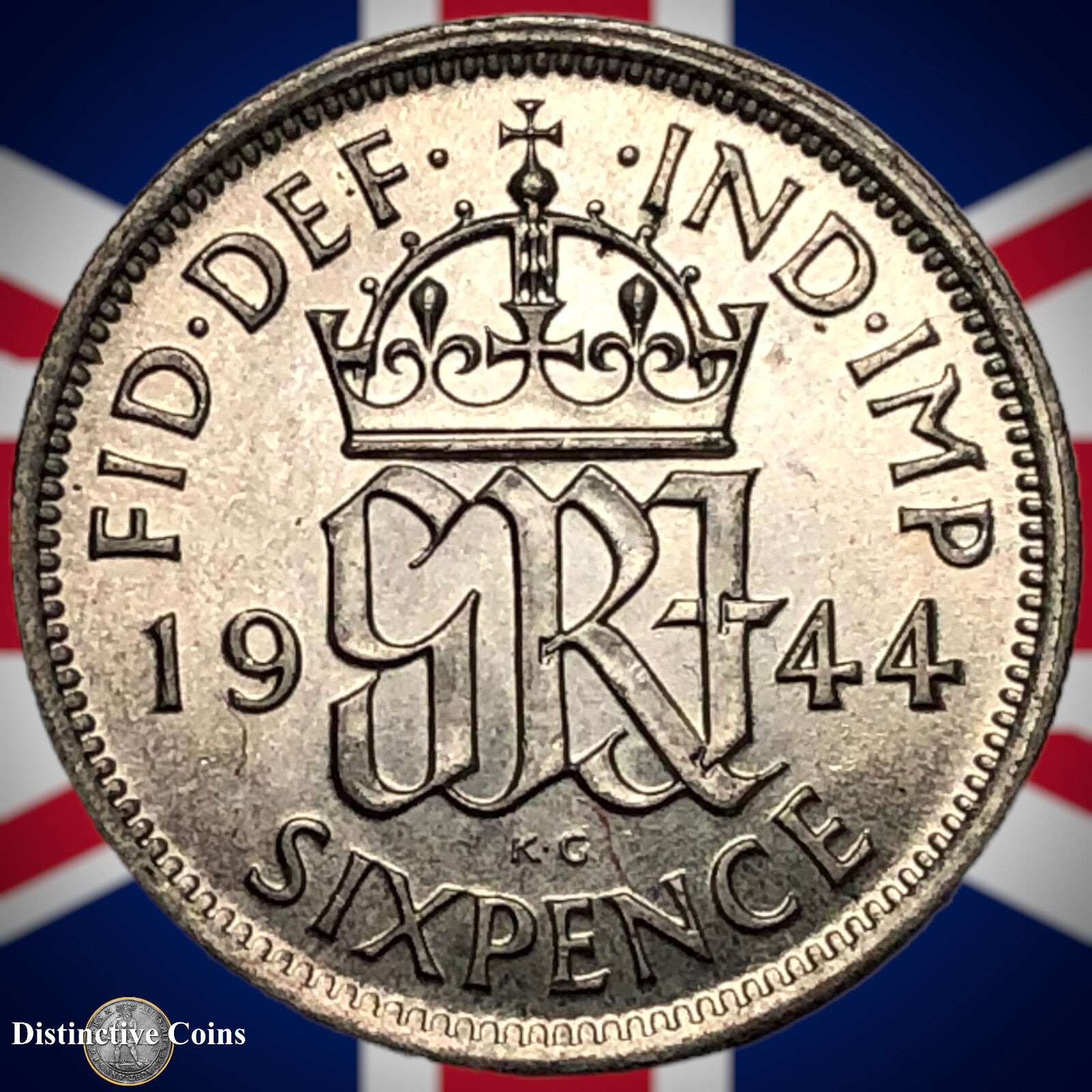 Great Britain 1944 Six Pence GB1744