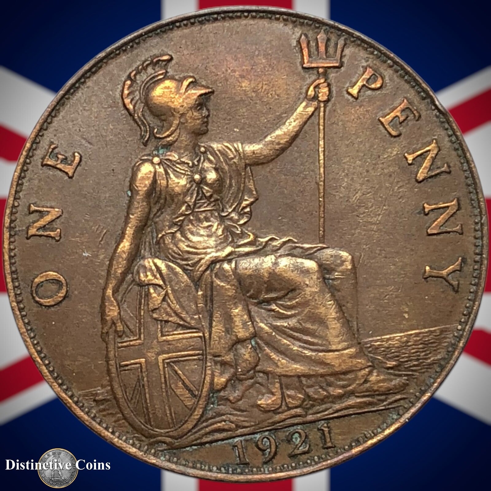 Great Britain 1921 Penny 1d GB6972