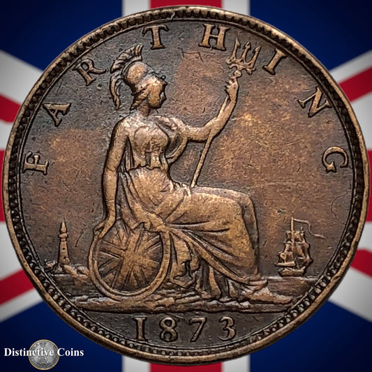 Great Britain 1873 Farthing 1/4d GB3686
